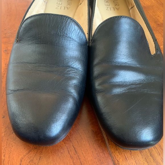 Naturalizer KIT 2 Black Loafer Women's Size 9 Faux Leather Slip On Shoe Flats - Picture 4 of 15